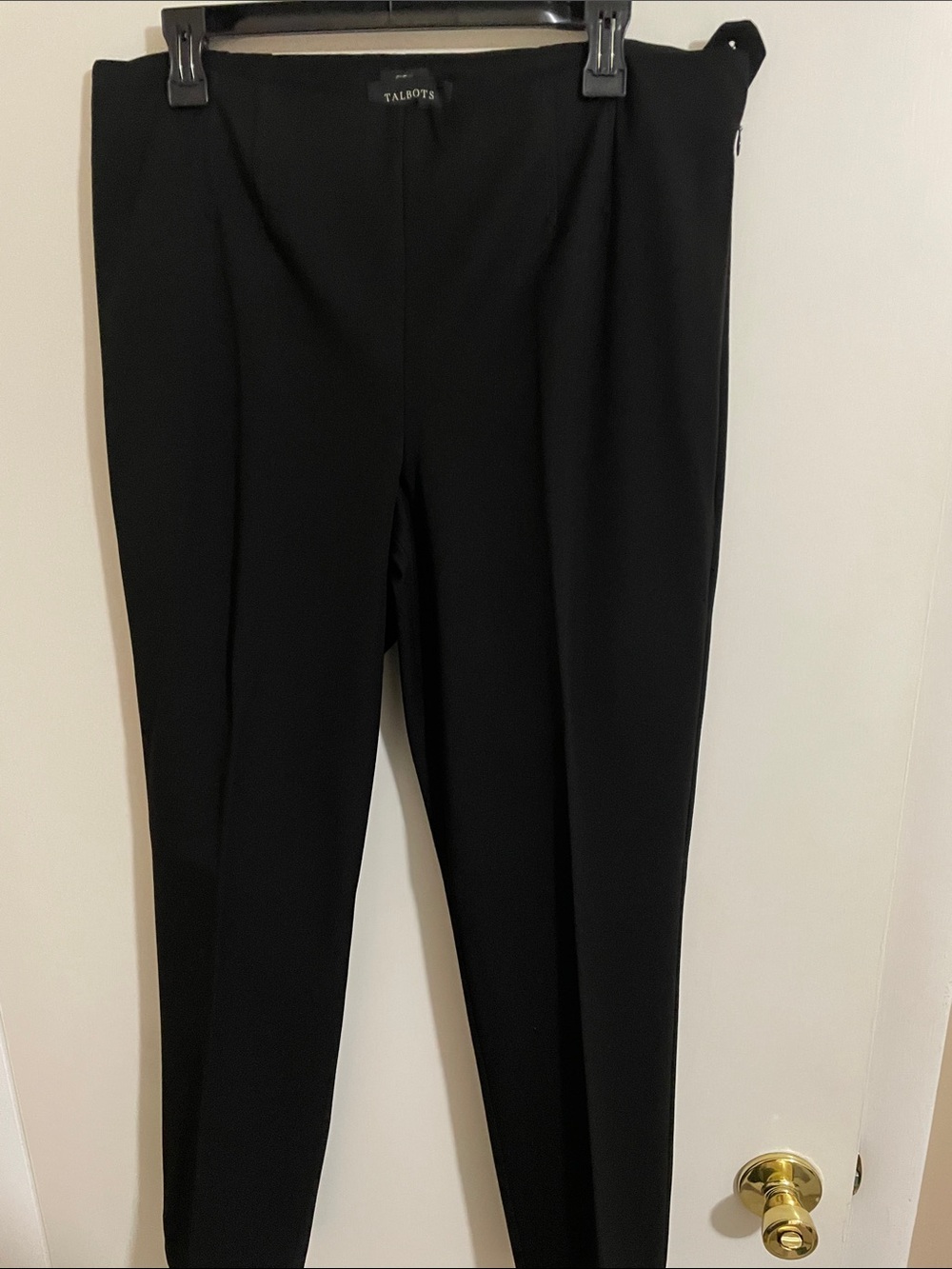 Talbots Black Slim Dress Trousers